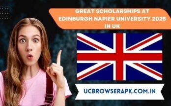 GREAT Scholarships at Edinburgh Napier University 2025 In UK