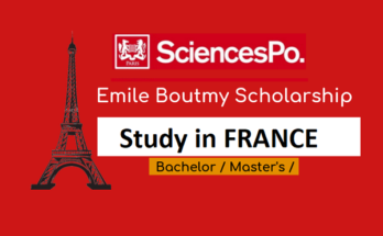 Emile Boutmy Scholarships